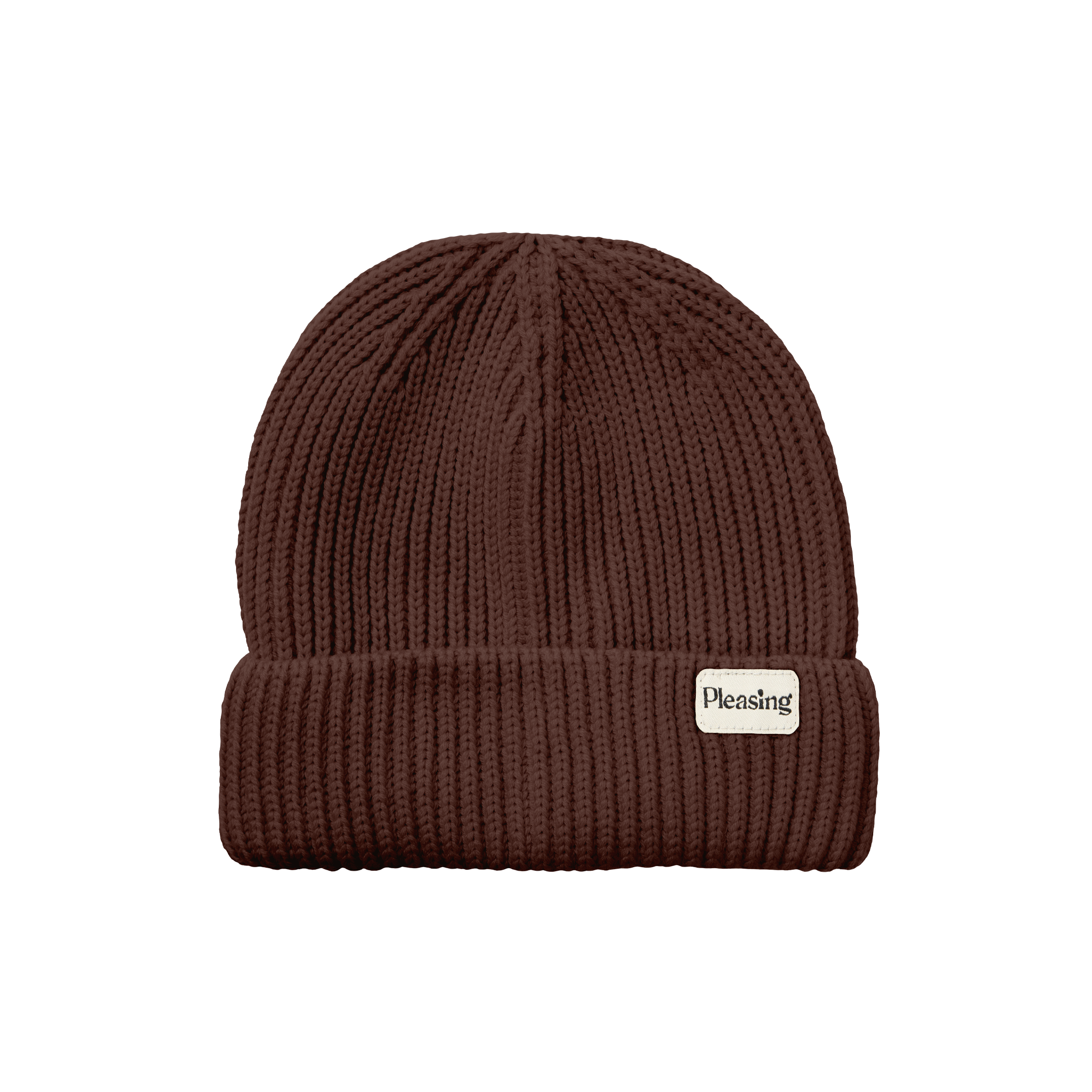 The Merino Wool Pleasing Beanie in Brown The Merino Wool Pleasing Beanie in Brown