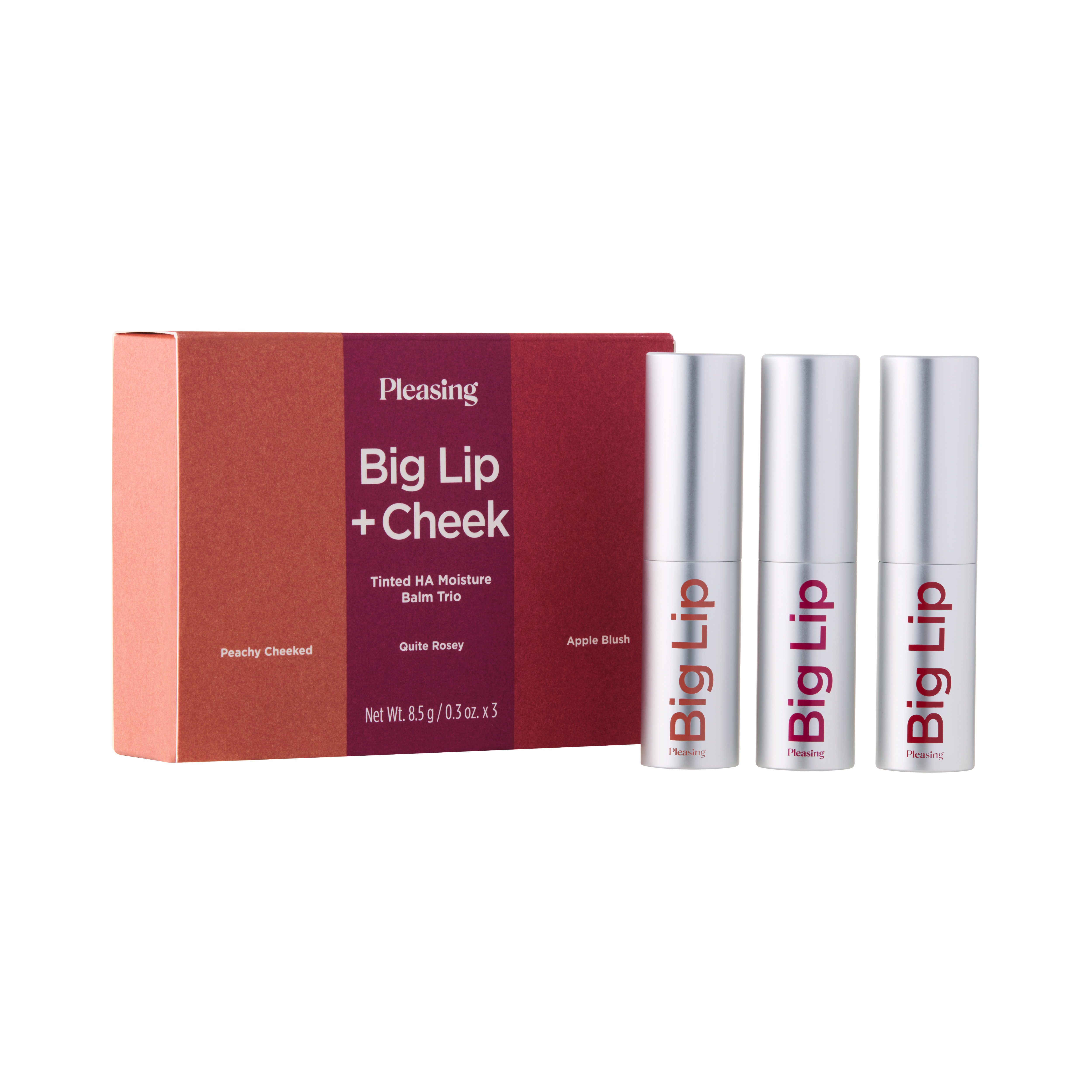 The Big Lip + Cheek Tint Trio Set – Pleasing