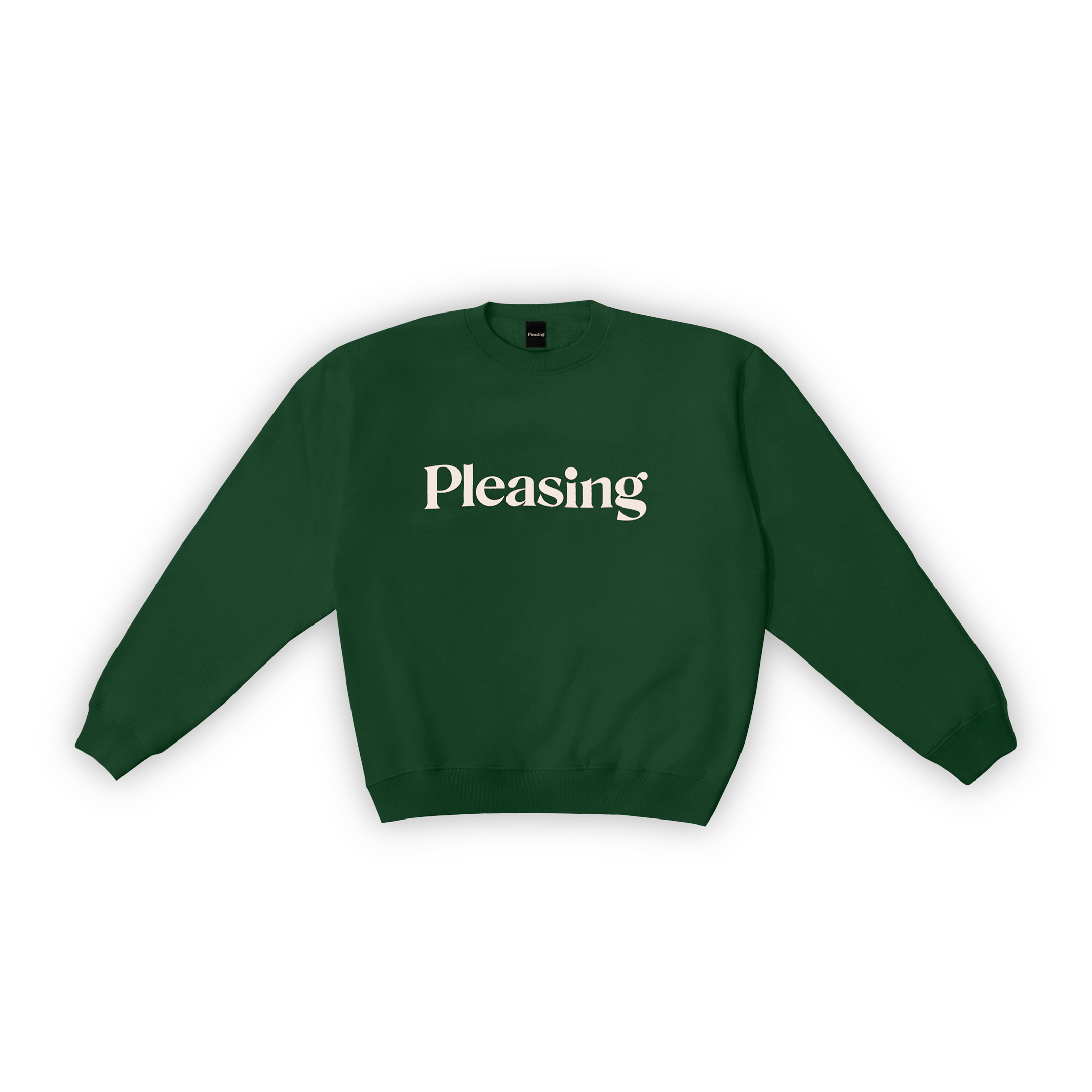 The Pleasing Crewneck in Forest Green