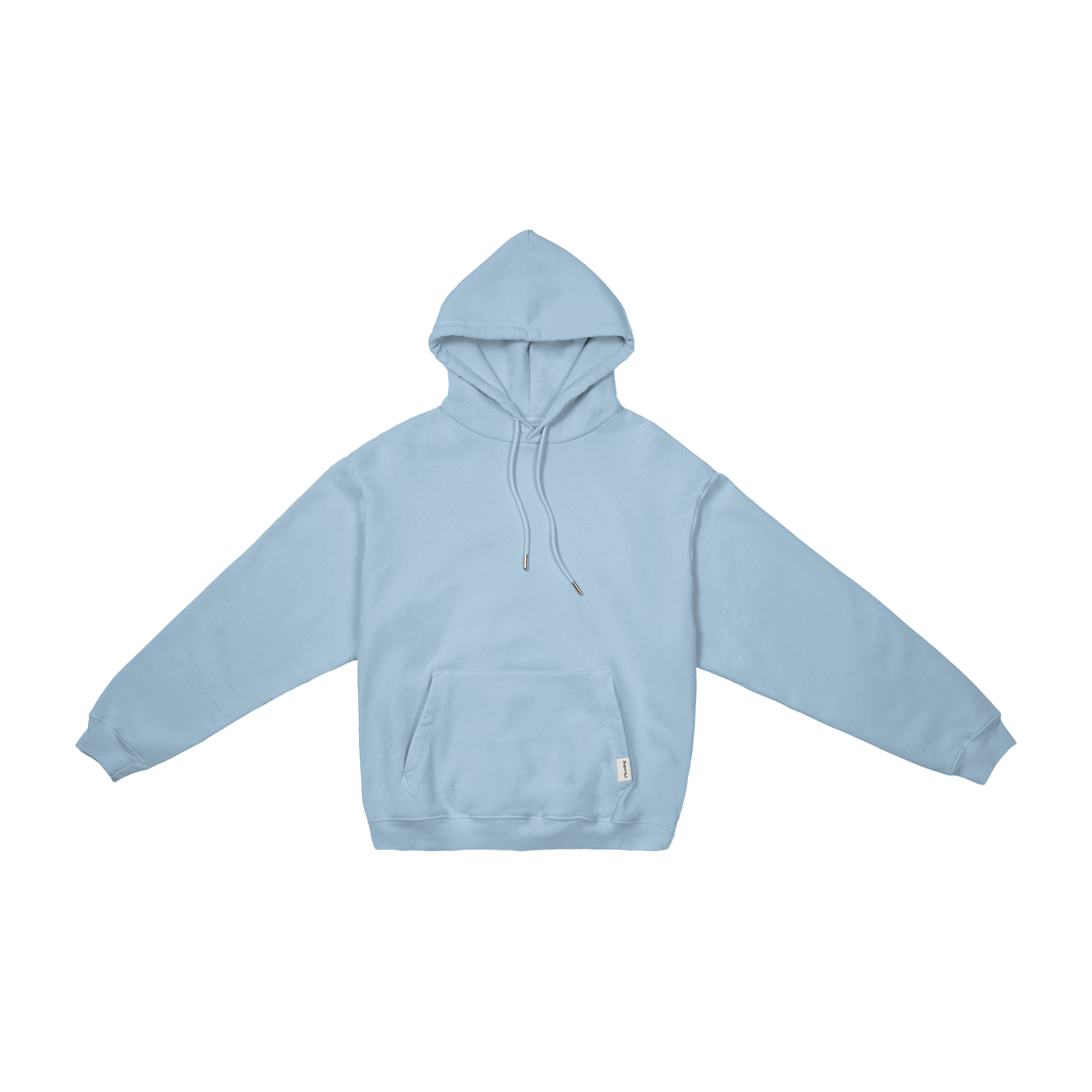 The Heavyweight Drawstring Hoodie in Blue â Pleasing