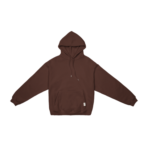 The Heavyweight Drawstring Hoodie in Brown