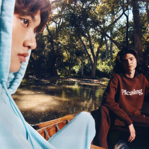 The Pleasing Crewneck in Blue