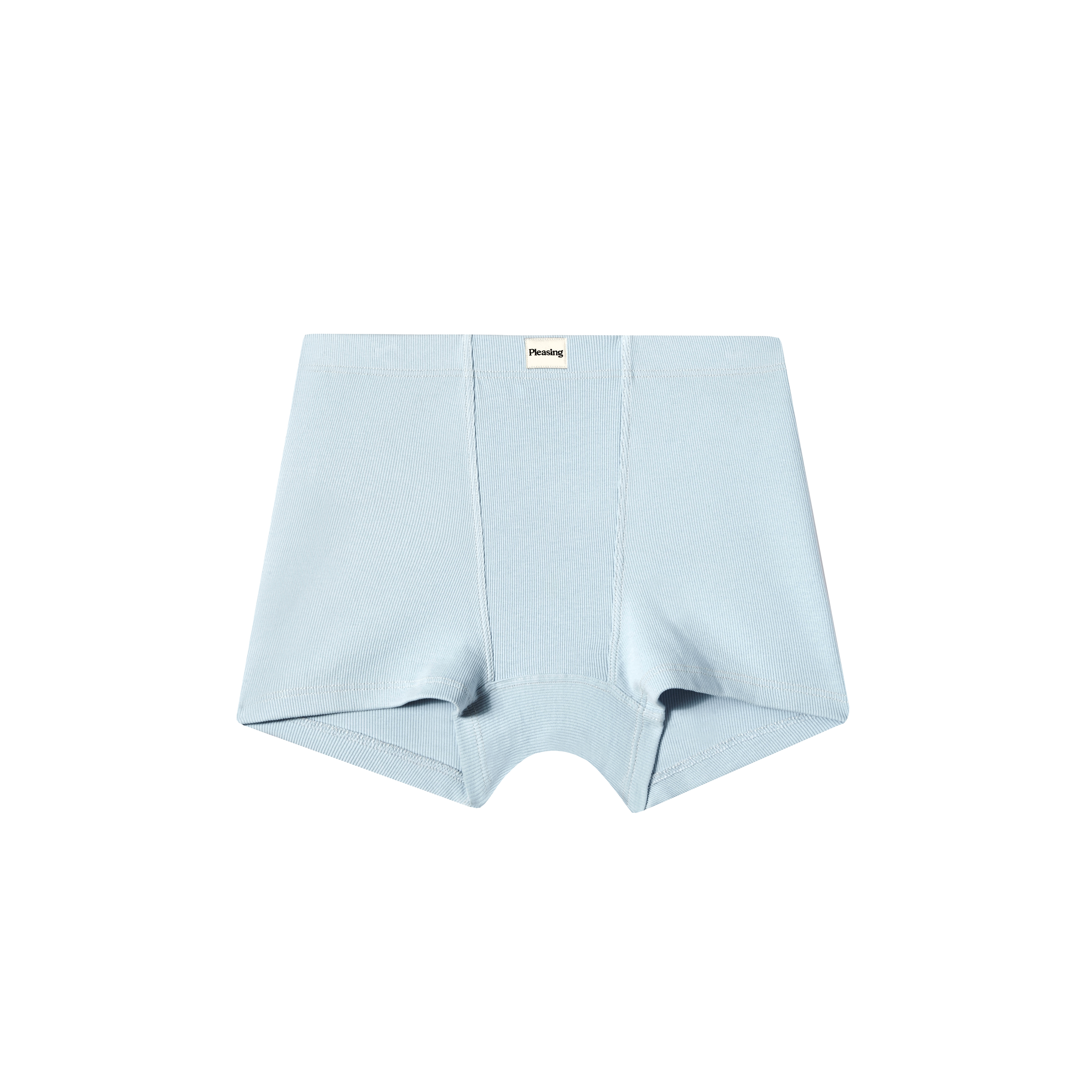 Rib Soft Big Pouch Underwear Custom Boxers Grey Customized Mens