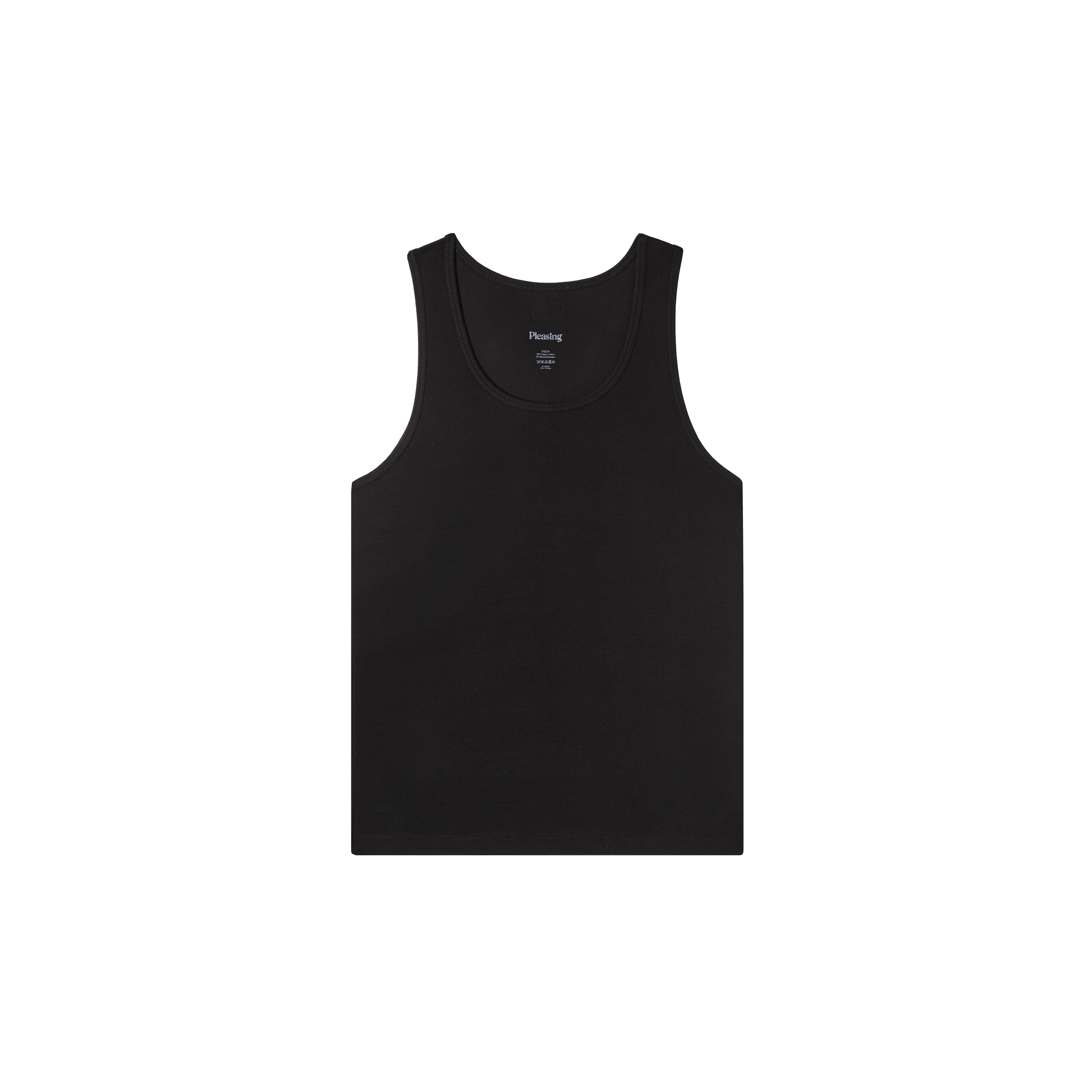 The Pleasing Ribbed Tank in Black The Pleasing Ribbed Tank in Black