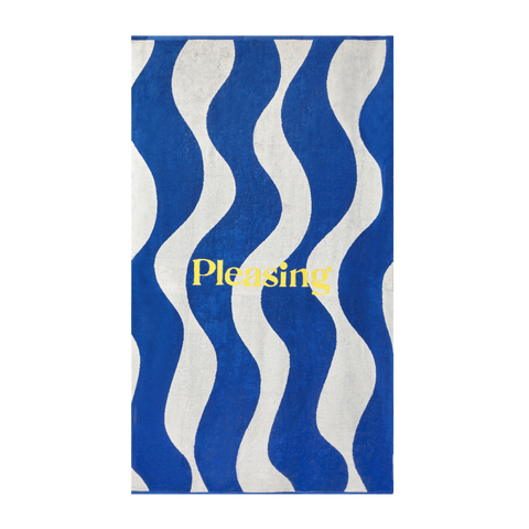 The Extra Huge Pleasing Towel in Deep Blue Sea