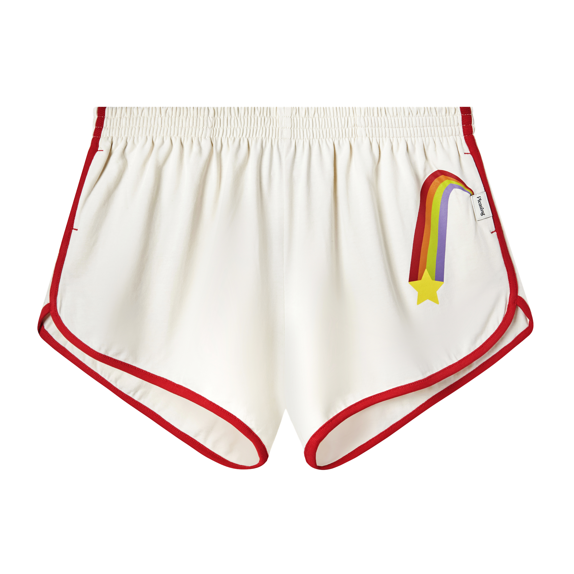 The Rainbow Rays Short in Cherry Cloud – Pleasing