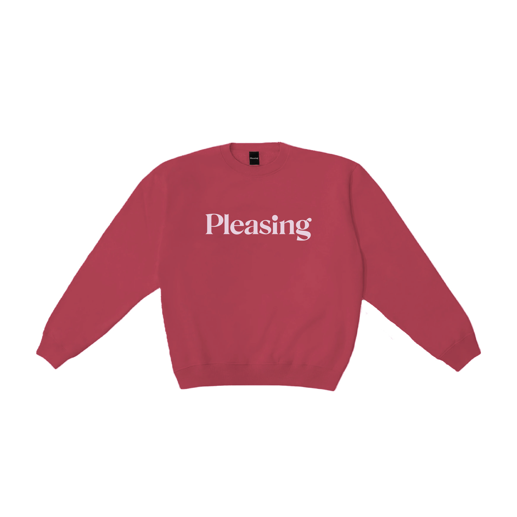 The Pleasing Crewneck in Red
