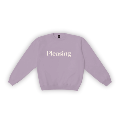 The Pleasing Crewneck in Lavender