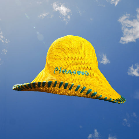 The Flower Bucket Hat in Sunny Yellow