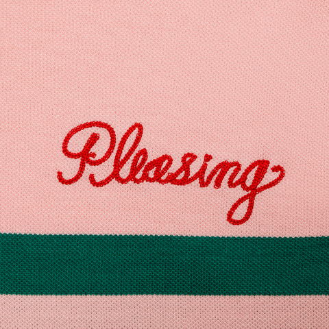 The Pleasing Cropped Rugby in Pink