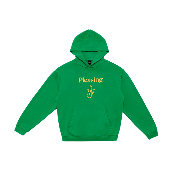 The Pleasing x JW Anderson Logo Hoodie in Grass Green