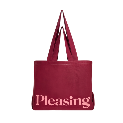 The Pleasing Big Bag in Maroon