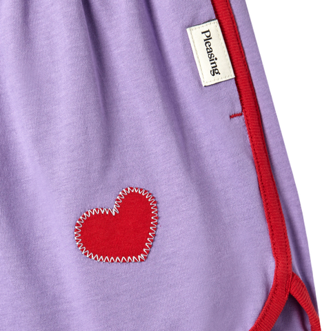 The Pleasing Loves You Short in Violet Cherry