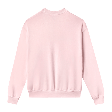 Plain pink crew neck sweatshirt hotsell