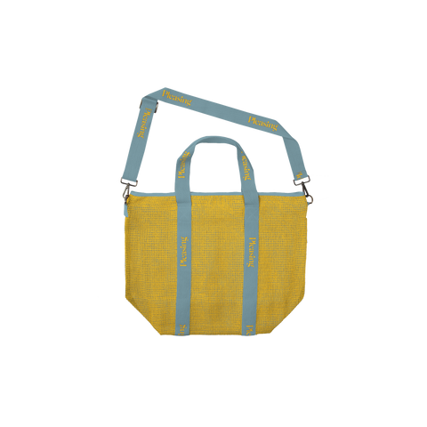 The Pleasing Bag 2.0 in Blue and Yellow